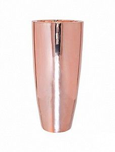 Кашпо Fiberstone platinum rose dax l