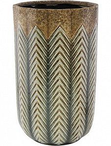 Кашпо Indoor pottery pot cecil light blue 28 см. (упаковка 6 шт.)