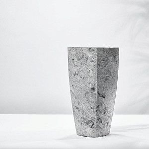 Цветочный горшок Trapezoid Мрамор