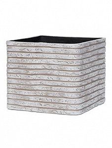 Кашпо Capi "Nature row planter square ii ivory" (упаковка 6 шт.)
