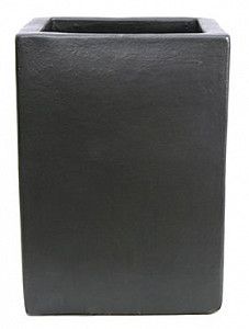 Кашпо Plain square anthracite 50 см.