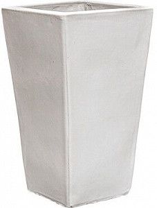 Кашпо Plain kubis white 60 см.