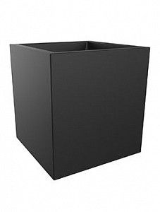 Кашпо Vivo square with wheels living black matt