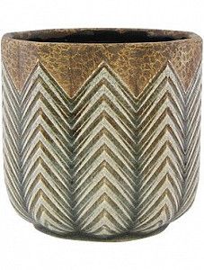 Кашпо Indoor pottery pot cecil light blue 13 см. (упаковка 6 шт.)