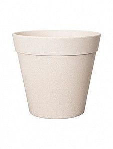 Кашпо Fibrics bamboo straight white 31 см.