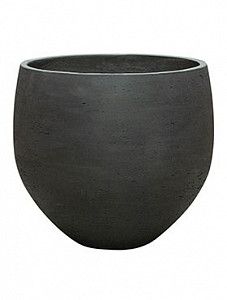 Кашпо Rough orb xxl black washed