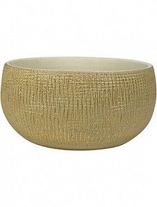 Кашпо Indoor pottery bowl ryan shiny sand (упаковка 2 шт.)