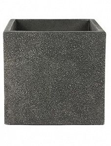 Кашпо Marc (concrete) cube anthracite 52 см.