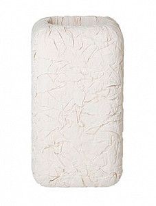 Кашпо Polystone wadi square white wash 45 см.