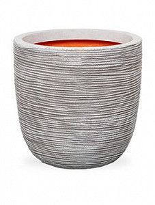Кашпо Capi "Nature rib nl egg planter iii ivory"
