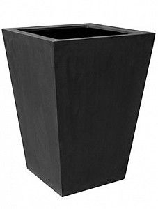 Кашпо Fiberstone jumbo thom black xl