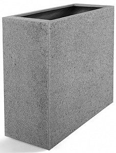 Кашпо Struttura divider light grey 60 см.