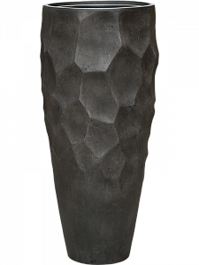 Кашпо Polystone nathan james partner pueter champagne (with liner) 110 см.