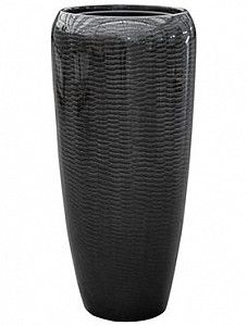 Кашпо Amfi partner snake anthracite silver (с техническим кашпо) 75 см.