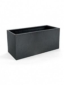 Кашпо Grigio box anthracite-concrete 50 см.