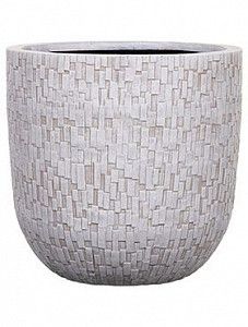Кашпо Capi "Nature egg planter stone iii ivory"