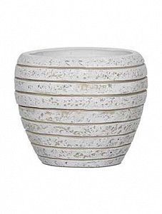 Кашпо Capi "Nature row vase tapering round iii ivory" (упаковка 2 шт.)