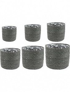 Кашпо Stef pot grey (s6)