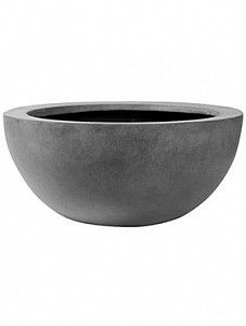 Кашпо Fiberstone vic bowl grey m