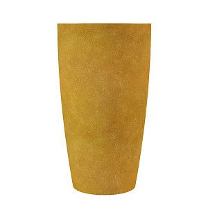 Кашпо Concretika CONUS W50 H90 Золотой