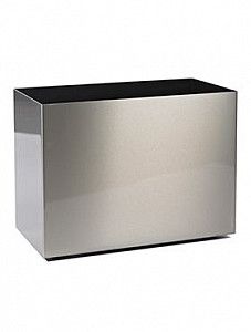 Кашпо Parel stainless steel brushed on felt L90 W35 H75