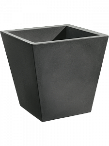 Кашпо Rotazionale cosmos square pot anthracite 40 см.
