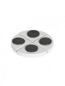 Подножки Fiberstone pot feet glossy white (4)