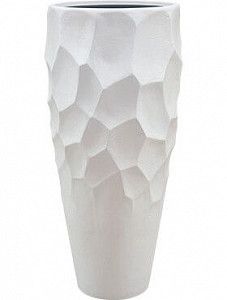 Кашпо Polystone nathan james partner white (with liner) 110 см.