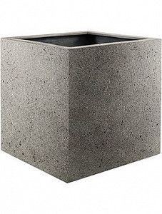 Кашпо Grigio cube natural-concrete 30 см.