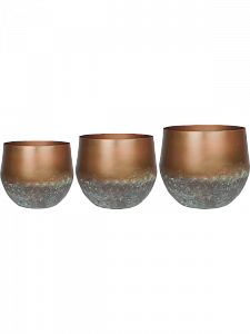 Кашпо Elisa pot mystic bronze (s3)