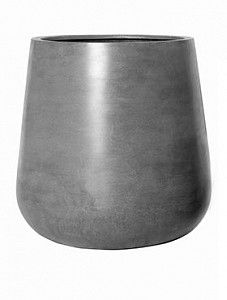 Кашпо Fiberstone pax grey m