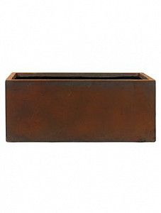 Кашпо Static (grc) rectangle rusty L65 22 см.