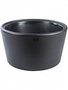 Кашпо Otium basso fp black