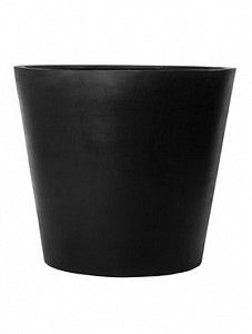 Кашпо Fiberstone jumbo cone black m