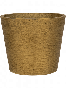 Кашпо Rough mini bucket l metallic gold