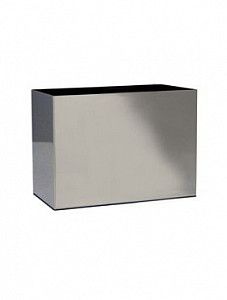 Кашпо Parel stainless steel brushed on felt L66 W35 H50
