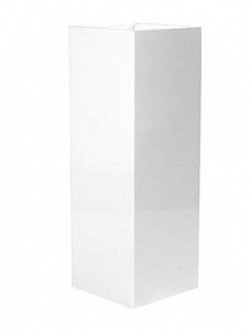 Кашпо Fiberstone glossy white yong