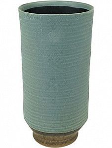Кашпо Indoor pottery pot high suze blue (упаковка 6 шт.)