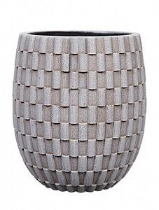 Кашпо Capi "Nature vase elegant high i wave ivory" (упаковка 4 шт.)