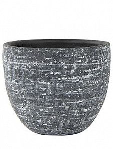 Кашпо Indoor pottery pot karlijn anthracite 25 см.