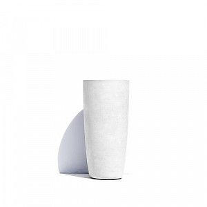 Кашпо Косапотс Helsinki high высокое белое D31 H65