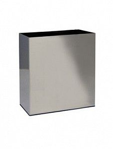 Кашпо Parel stainless steel brushed on felt L66 W35 H75