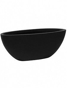 Кашпо Fiberstone matt black dorant s
