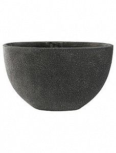 Кашпо Sebas (concrete) oval anthracite