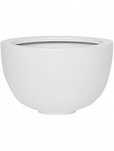 Кашпо Fiberstone matt white peter s