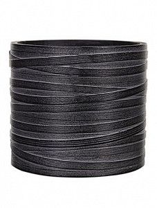 Кашпо Capi "Nature vase cylinder i loop black" (упаковка 6 шт.)