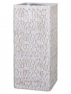 Кашпо Capi "Nature rectangle stone ivory"
