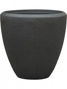 Кашпо Polystone plain couple smoke (with liner) 40 см.