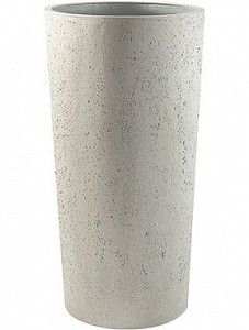 Кашпо Grigio vase tall antique white-concrete 90 см.