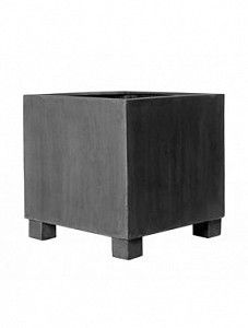 Кашпо Fiberstone jumbo grey l 90 см.
